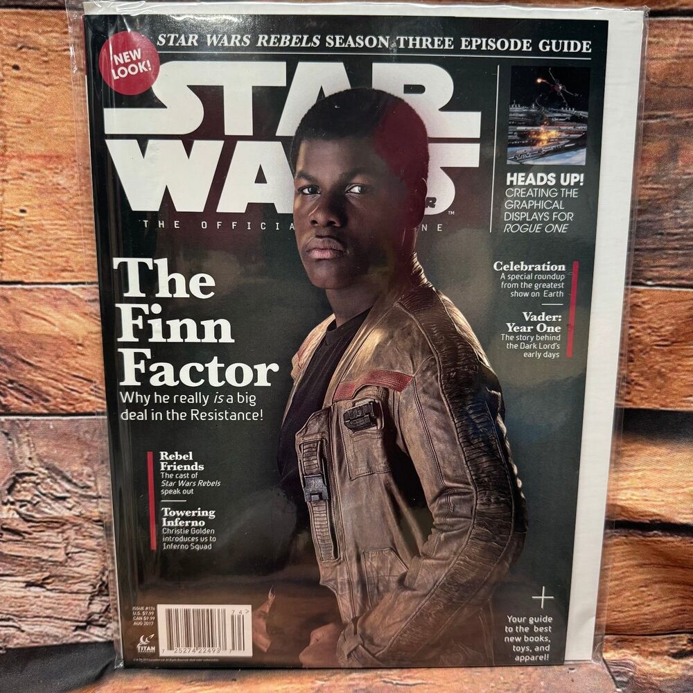 Star Wars Insider Magazine August 2017 #174 John Boyega Finn Titan